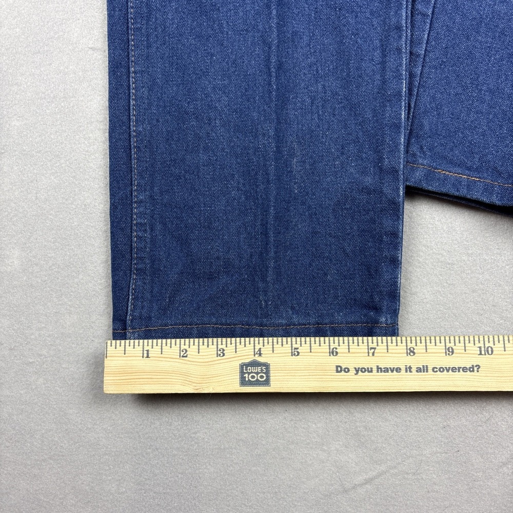 Wrangler 13MWZ Jeans Men’s 33x34 (Fits 33x33) Blue Cowboy Cut Made In Mexico - Picture 6 of 10